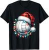T-shirt de Volley-ball de Noël Joueur de Volley-ball de Noël T-shirt Unisexe
