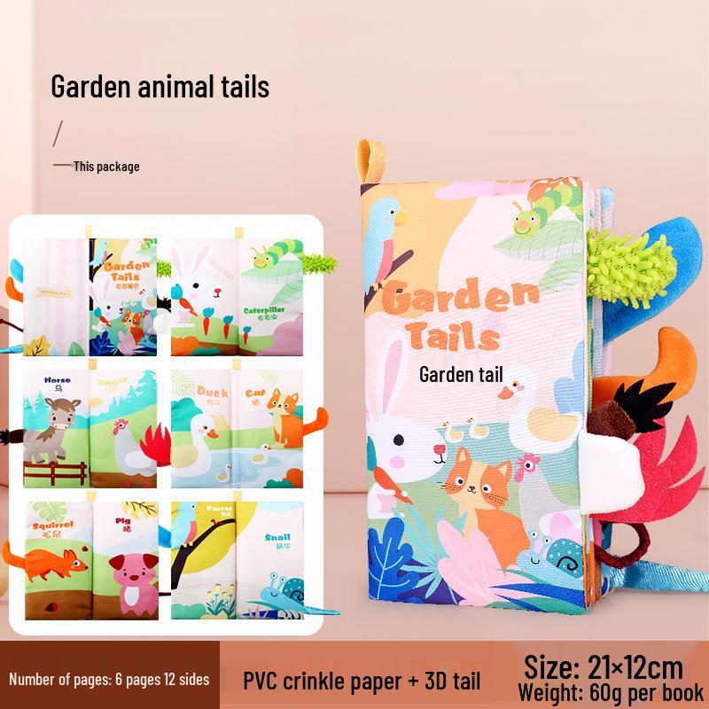 Cross-border Tear-Resistant Children's Cloth Book: Crinkle Paper Educational Toy for Early Childhood Development
