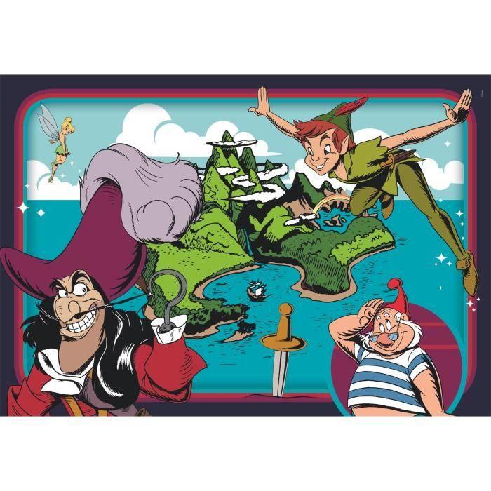 Puzzle Enfant Disney Classic 2x60 pièces Walt Disney, Fabriqué en Italie, 24823, Clementoni