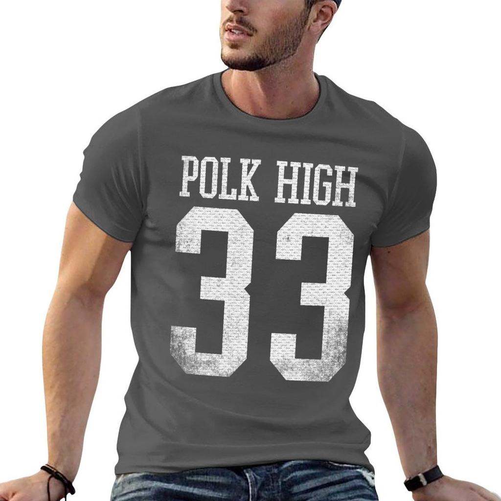 Polk High 33 (Al Bundy) T-shirt Unisex T-shirt Grafisch Unisex T-shirt Katoen 100 T-shirt