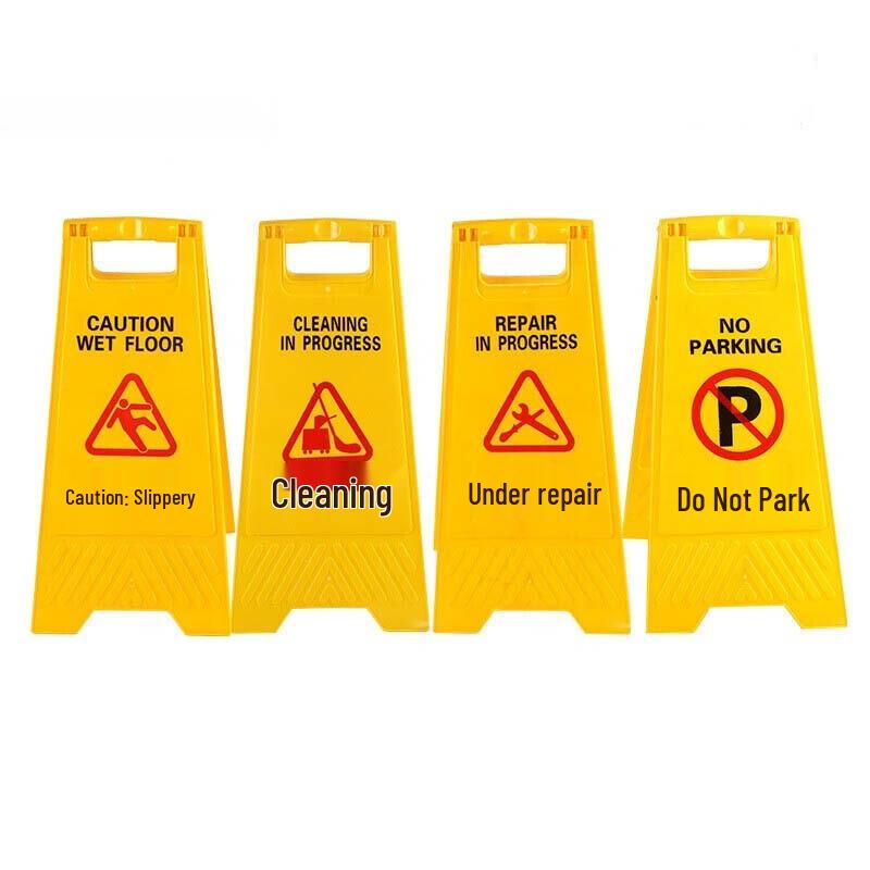 Heavy-Duty A-Frame Caution Steps Warning Sign