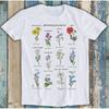 British Wild Flowers Best Botanical Garden Plant Funny T Shirt M1481