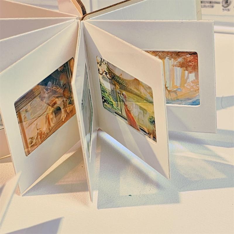 

Альбом для фотографий в виде перевернутой книжки Свет и тень Фото Трехмерная книга Культурный и креативный DIY Сопутствующий Креативность