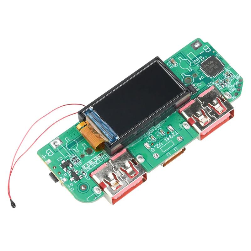 1 Set 22.5W Tft Color Screen Digital Display Mobile Power Supply Motherboard 3.7V Lithium Battery Diy Fast Charging Module