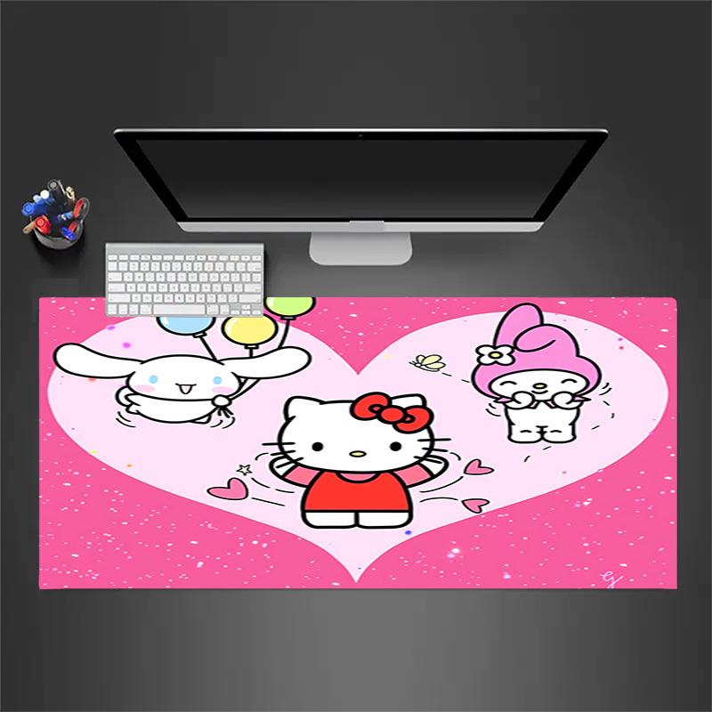 1pc Hello Kitty Friends Heart Computer Pad with Vibrant Print, Mouse Pads for Desk 172