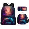 Games Console Backpacks Software Primary Backpacks Shoulder Bags 3D Print Boys Girls School Bag Travel Mochila Student Backpack