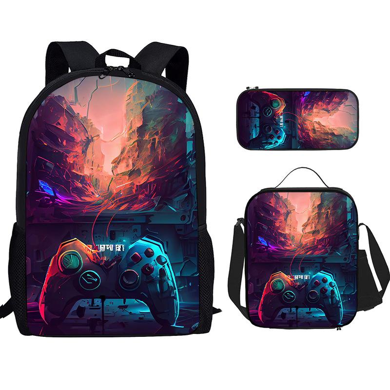 Games Console Backpacks Software Primary Backpacks Shoulder Bags 3D Print Boys Girls School Bag Travel Mochila Student Backpack