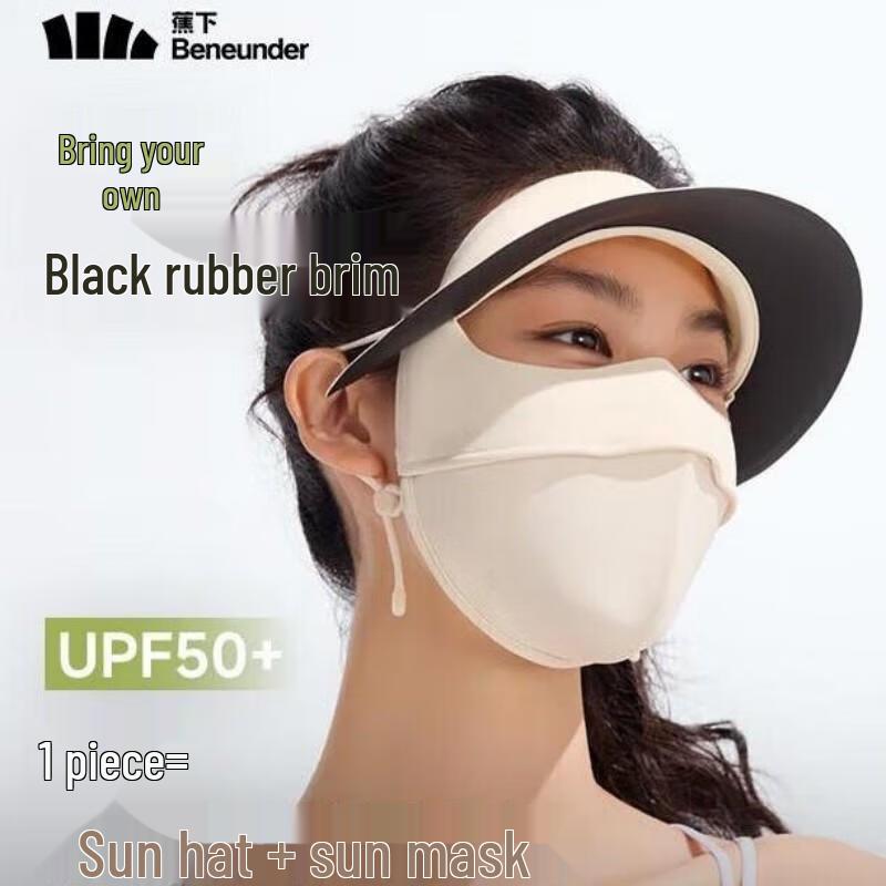 Beneunder Women s Full-Face Sun Protection Mask with Brim