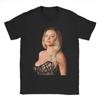 Sydney Sweeney Attrice Americana T-Shirt Uomo Streetwear 100% Cotone T-Shirt Estive Girocollo Magliette alla Moda Modello Taglie Forti Top