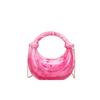 Fashion Acrylic Special-shaped Glossy Women's Dinner Handbag, New Exquisite Glossy Shoulder Messenger Bag
