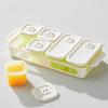 Heat Resistance Silicone Ice Cube Mold Square Shape Food Storage Container  Freezing Kitchen