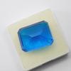 54.45 Ct Emerald Cut CERTIFIED Lab-Created Blue Sapphire Gemstone Free Delivery