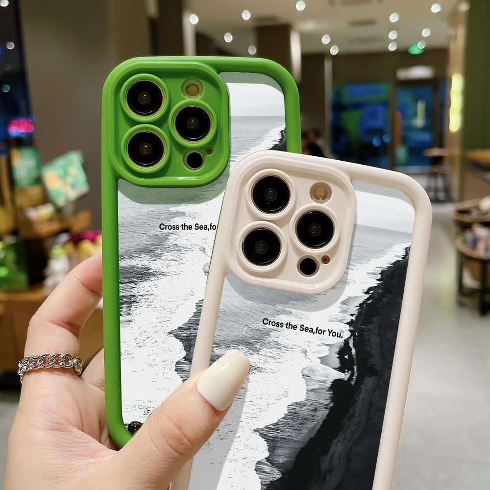 Phone Case For iPhone 11 Cases Iphone 13 Pro Max 14 15 12 XR XS X 7 8 Plus SE  13promax Soft TPU Silicon Back Fundas Cover
