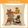 Luxurious 17.7" Animal Print Cushion Cover Adds Elegance To Any Sofa Or Car Interior