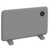1200W Electric Convector Heater, Freestanding or Wall Mounted, Space Heater with Adjustable Thermostat, Timer, Grey