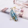 Beautiful Lucky Koi Fish Figurines Ornaments Artificial Transparent Epoxy Resin Crystal Mini Fishes Desk Decoration Friend Gift