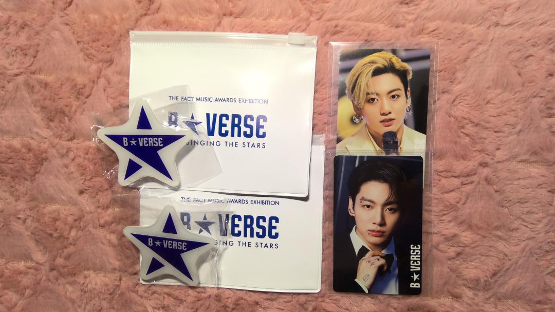 

[Б/У] BVERSE Чонгук торговая карта бонус за посещение BTS