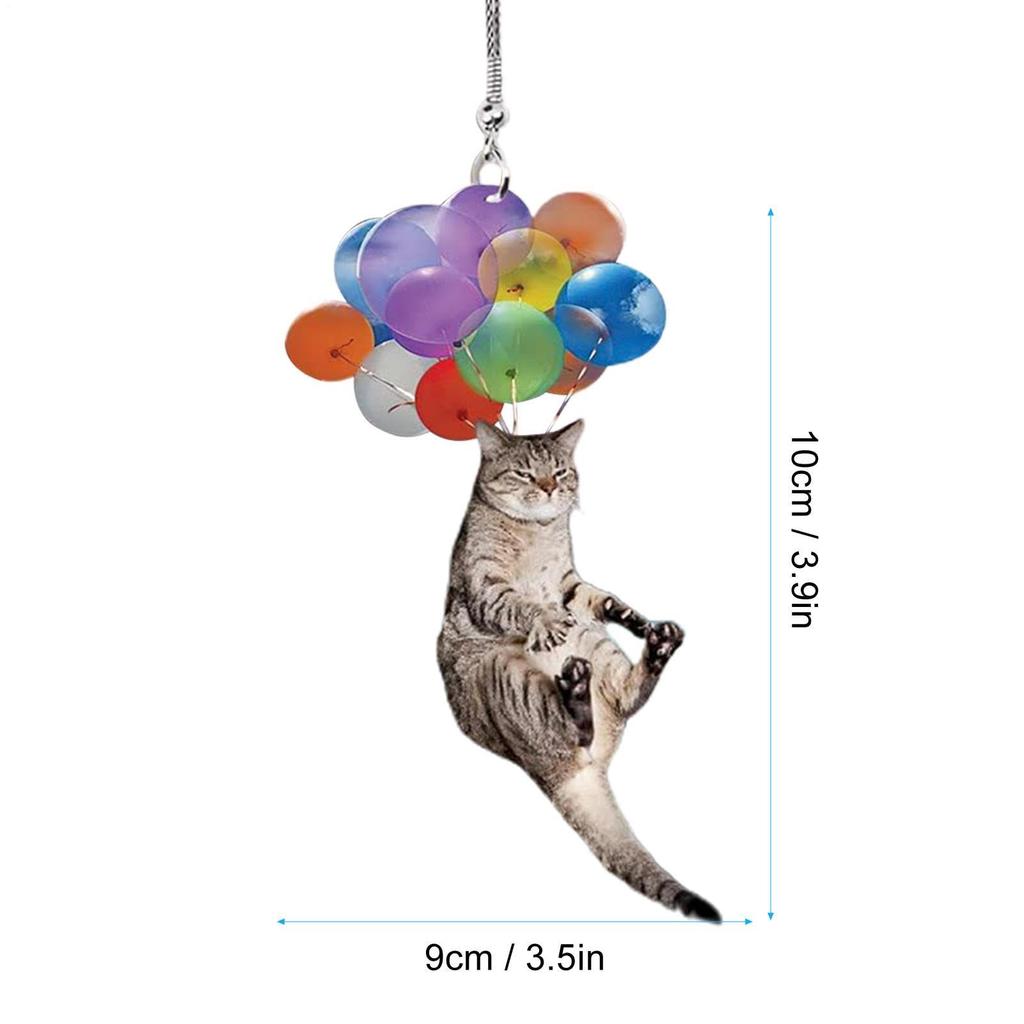 Rearview Mirror Accessories, Cute Cat Car Interior Decoration - Auto Lucky Decoration, Car Charm