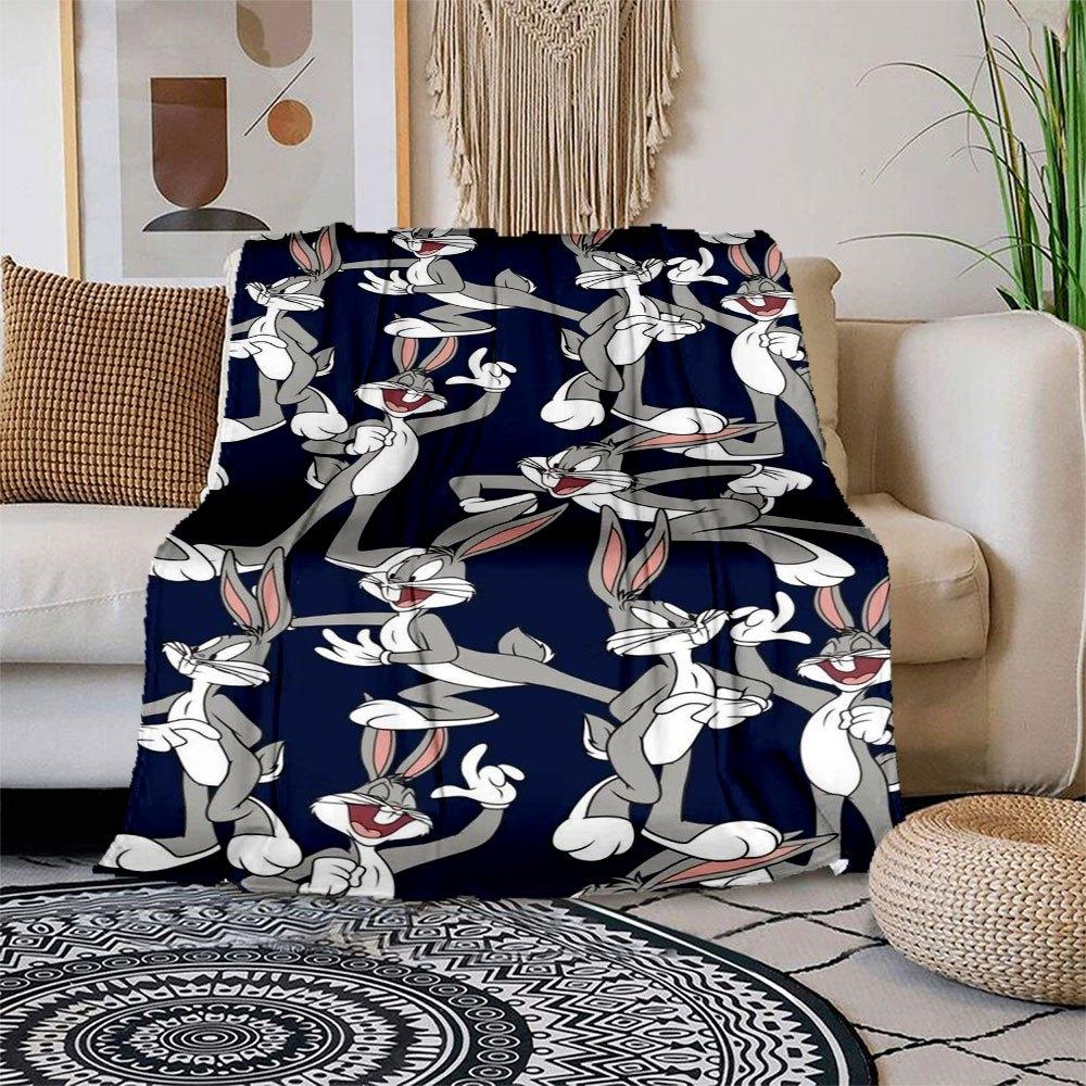 

Looney Tunes Bugs Bunny Phone Case Cover Blanket Flannel Throw Blanket for Sofa, Bed, Travel, Camping, Office 100x150cm