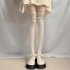 Lolita Style Girs Tights Ultra-Thin Nylon Sexy Pantyhose Sweet Girls Jk Japanese Kawaii Cute Bandage Bow Thigh High Stockings