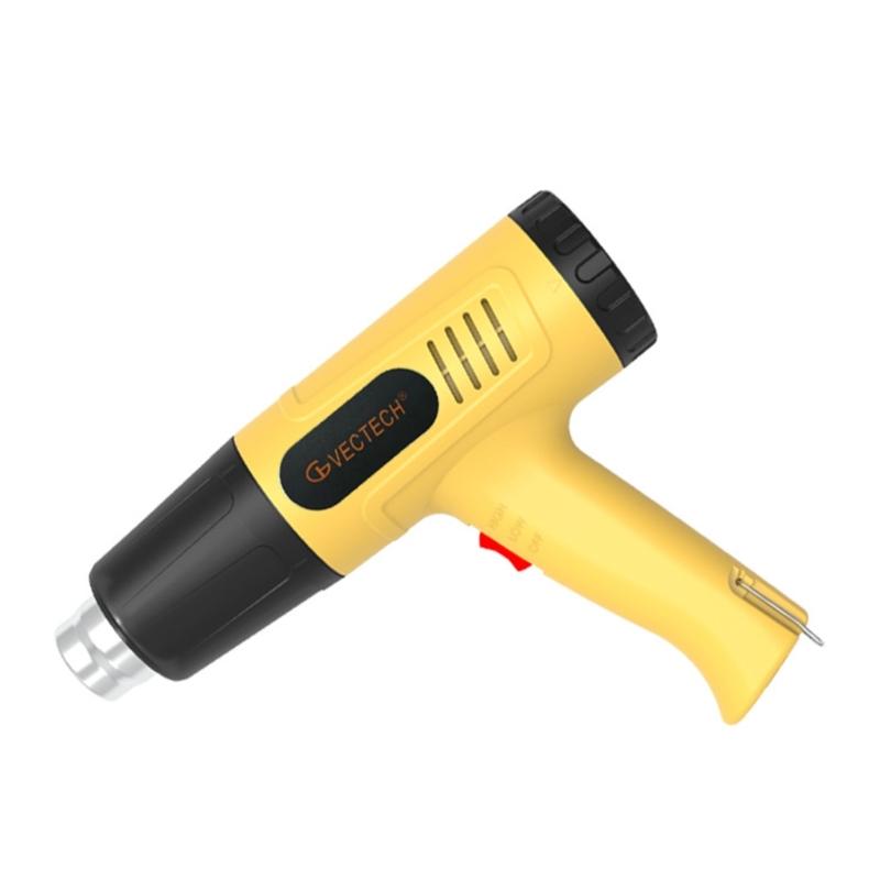 2000W Heat Gun, 2 Temp Settings 300?F & 600?F, Great for Shrink Wrap, Soften Paint, Bend Plastic Pipes, Loosen Bolts