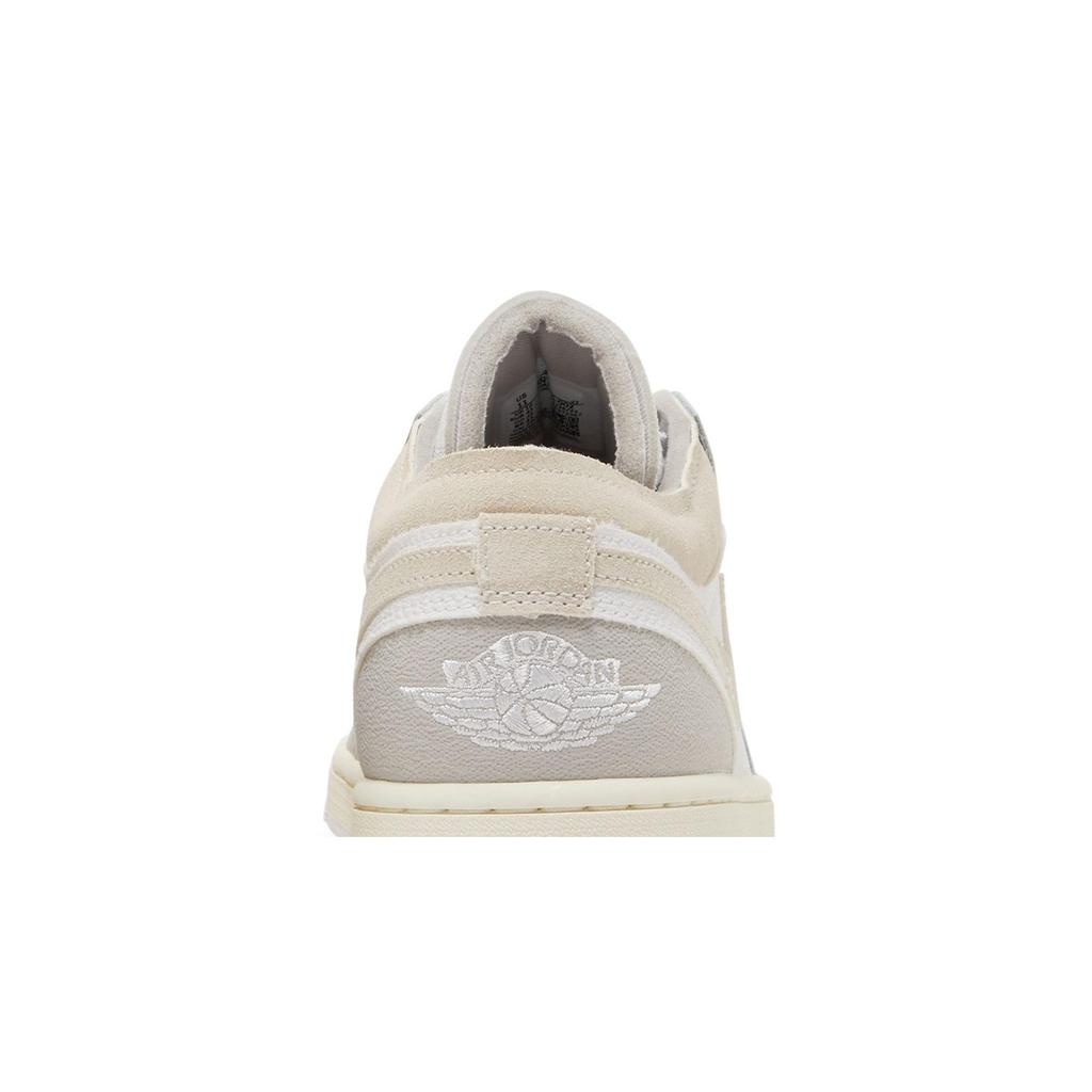 Air Jordan 1 Low SE Craft 'Inside Out - Tech Grey' (Unisex) Tech Grey / Light Orewood Brown / White / Sail Vintage Basketball Shoes DN1635 002