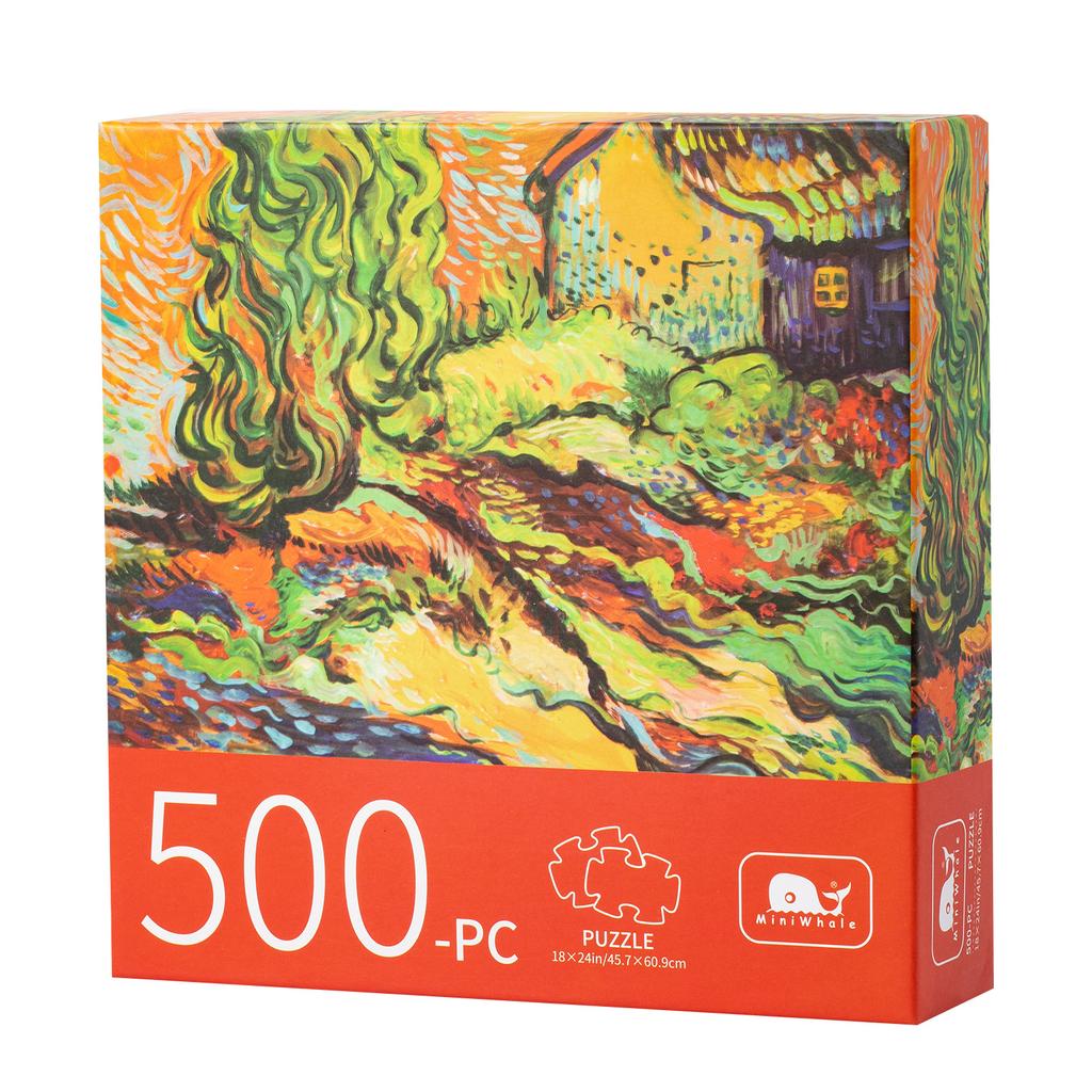 New High-Quality Puzzle 1000 Paper, Landscape City Oil Painting Puzzle 1000 Pieces