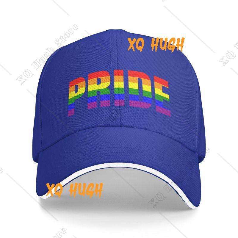 Personalisierte Gay Pride Baseballkappe Outdoor Herren Damen Verstellbar Regenbogen LGBT Papa Hut Herbst