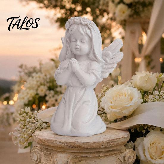 Talos Vintage Roman Column Candle Holder, Greek Resin Statue, Mini Pillar Candlestick Stand for Dinner Wedding Centerpiece