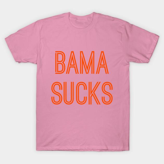 T-Shirt Damen Bama Sucks Orange Text Harajuku Print Kawaii T-Shirt Sommer Kurzarm Damen T-Shirt Top Tee