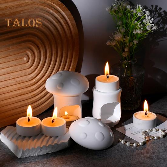 Mushroom Candlestick Mold Silicone Resin Kitchen Accent Mold Non-Stick Material Candle Holder Mold DIY Candle Making Mold