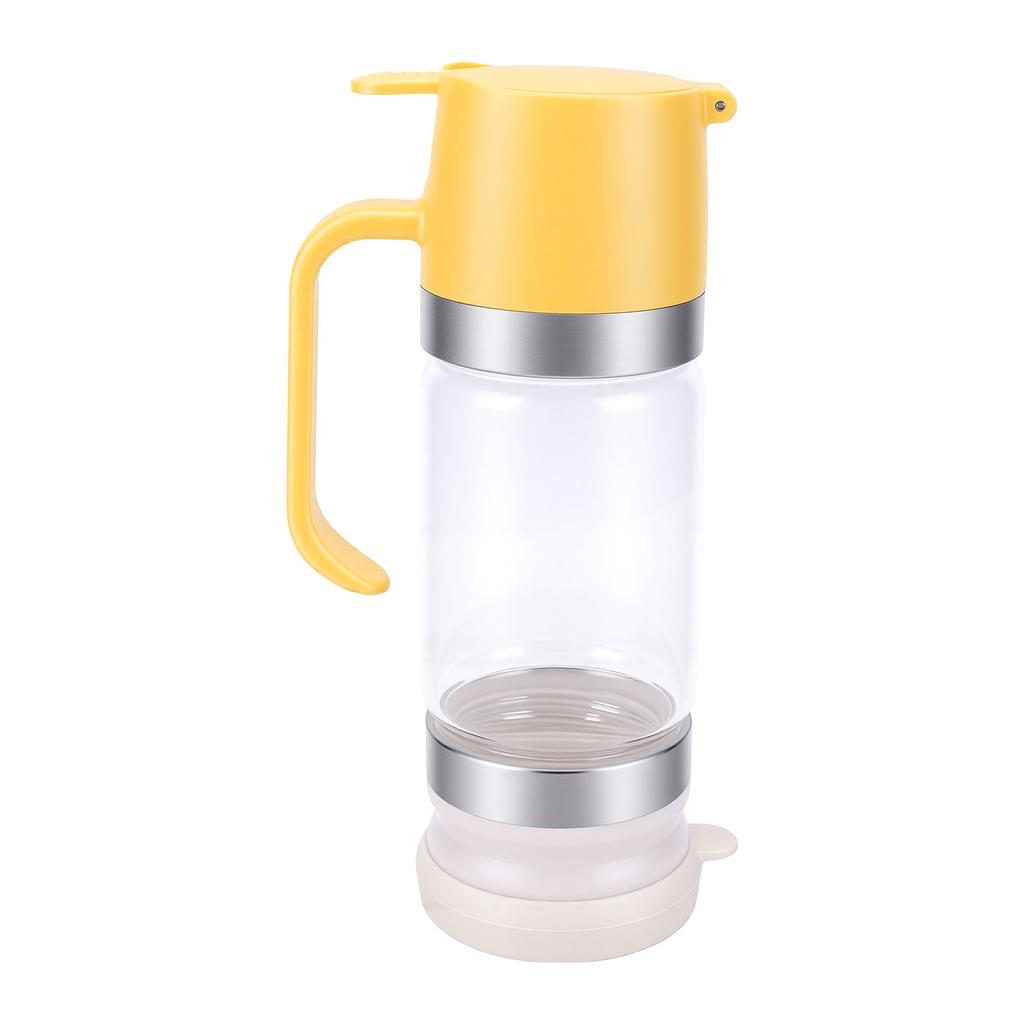 Skleněný dávkovač medu z borosilikátového skla 300 ml Nádoba na med s lisem bez nepořádku Odnímatelná pro domácí použití