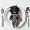 Hand Relax Black Skin Squishy Desk Home Ugly Doll Toy Creative Natasha Squeeze Doll  Festival Gifts