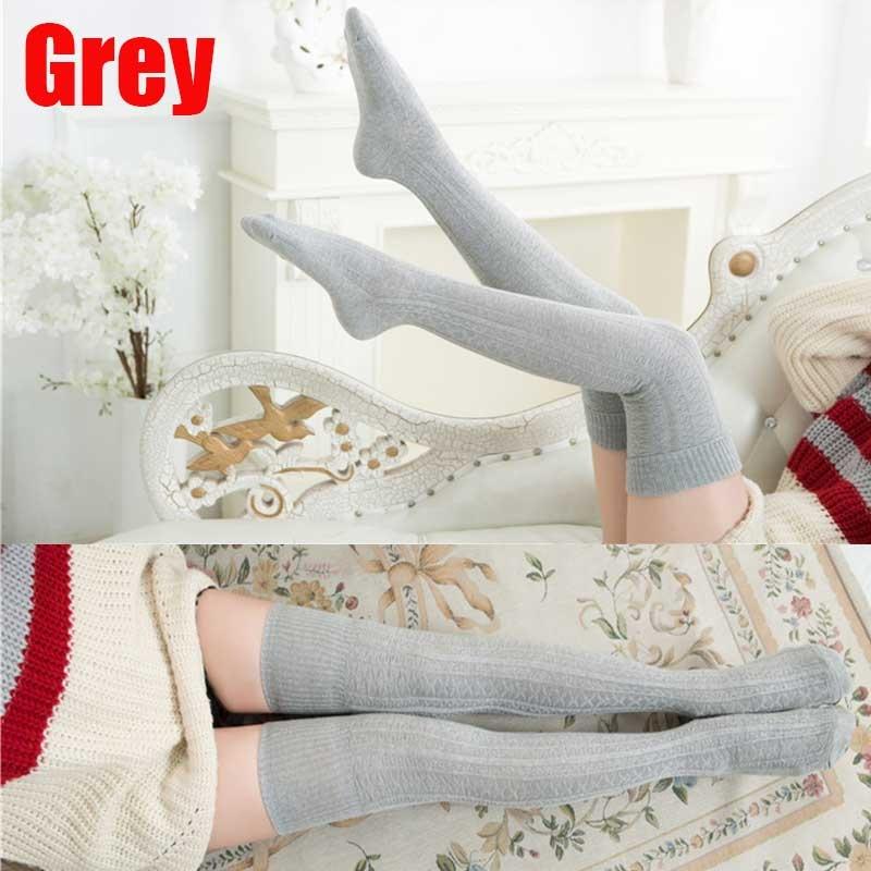 Buy Fashion Sexy Warm Long Socks Cotton 