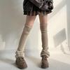 Womens Lolitas Knit Long Socks Leg Warmers Harajuku Japanese Lovely Boot Socks Warm Winter Ankle Heap Socks Gifts