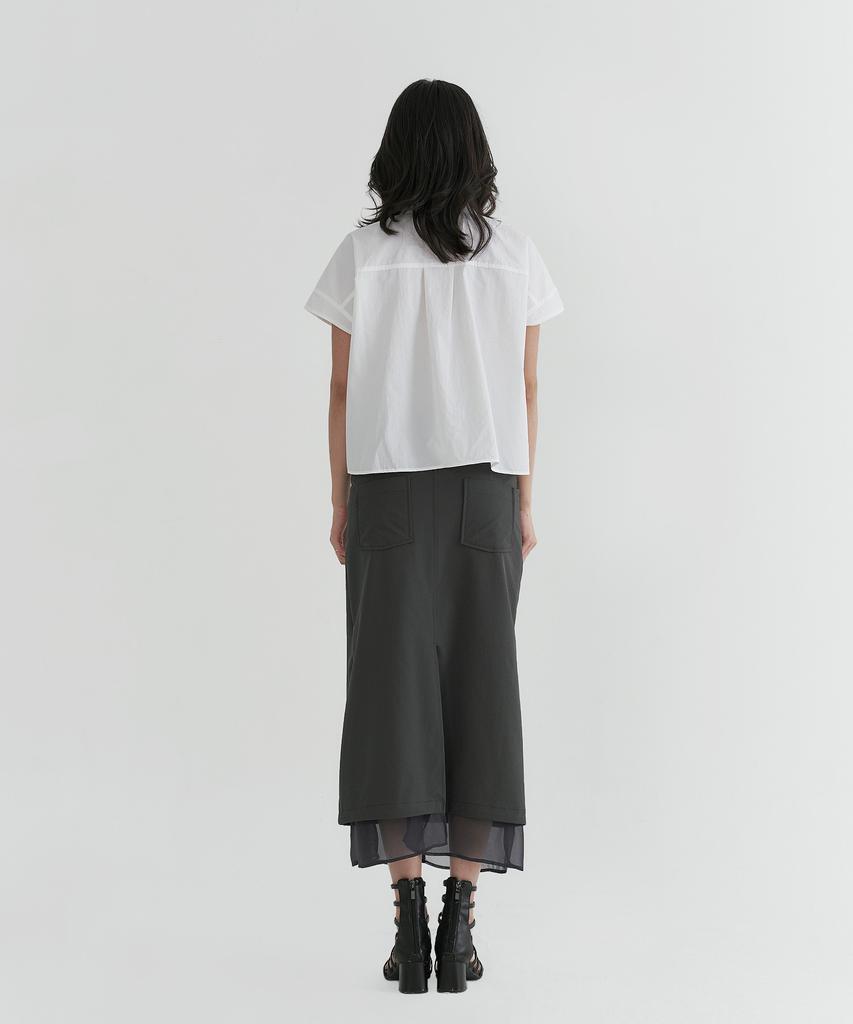 Peulleio 193 Skirt_Dark Gray