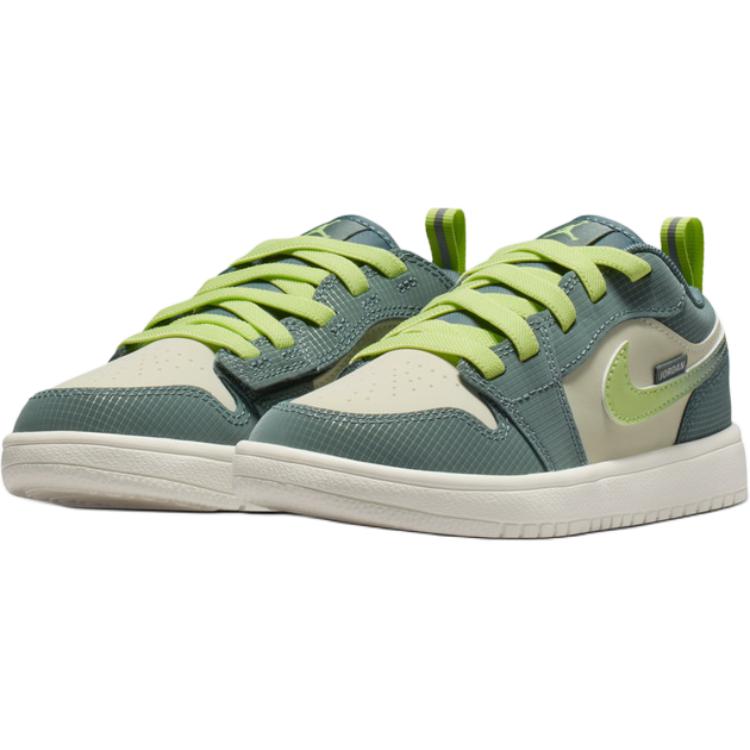 Air Jordan 1 Low SE PS Sea Glass Dětské tenisky Zelené Hasta Green-Abyss IB7118-001