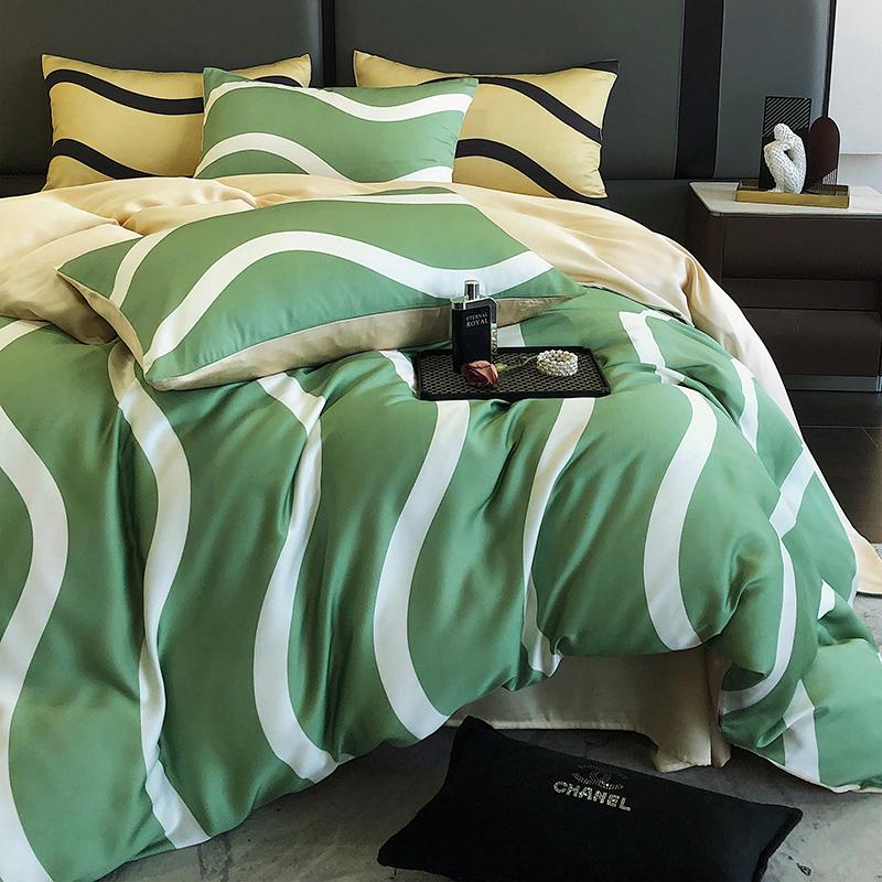 New  Luxury 100% Tencel Bedding Sets - High - Density, High - Count for 1.5m/1.8m/2.0m Beds