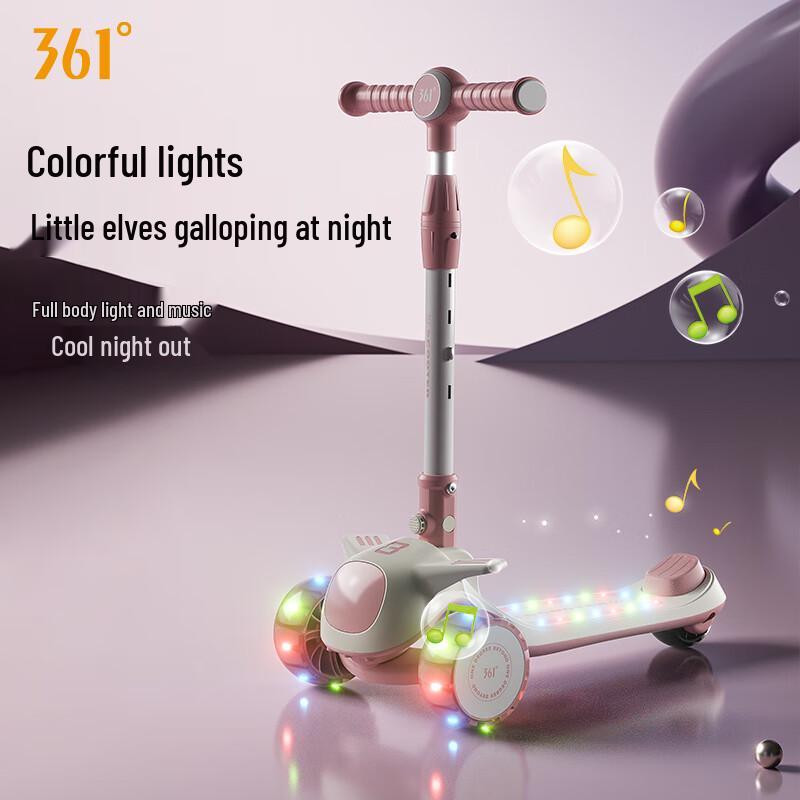 361° Kids Foldable 3-Wheel Scooter