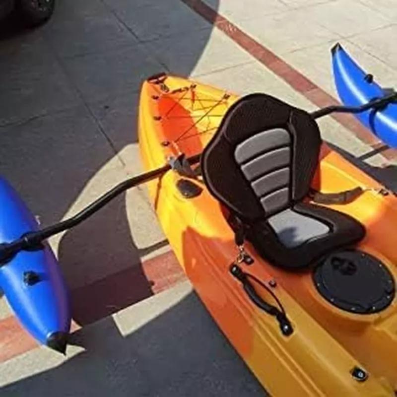 Sit On Top Kayak Backrest Kayaking Support Back Pad Kayak Backrest Adjustable Straps Kayak Seats Back Canoes Backrest