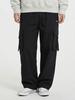 HANGTEN Women'S Nylon Spandex Cargo Wide Pants _100(10570-150-402-41)