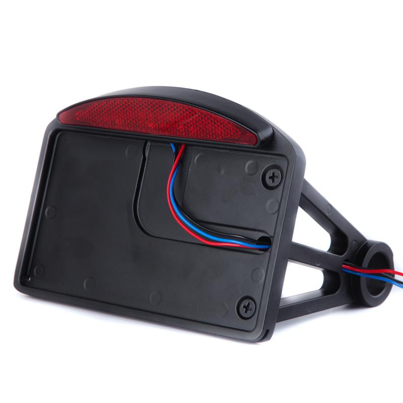 

Номерной знак мотоцикла, светодиодный задний фонарь, горизонтальный боковой кронштейн, держатель для Harley BWM Honda Bobber Chopper на заказ CB114