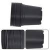 100 Pack 5 Inch Nursery Pots With Drainage Holes For Plants Plastic Plant Pots