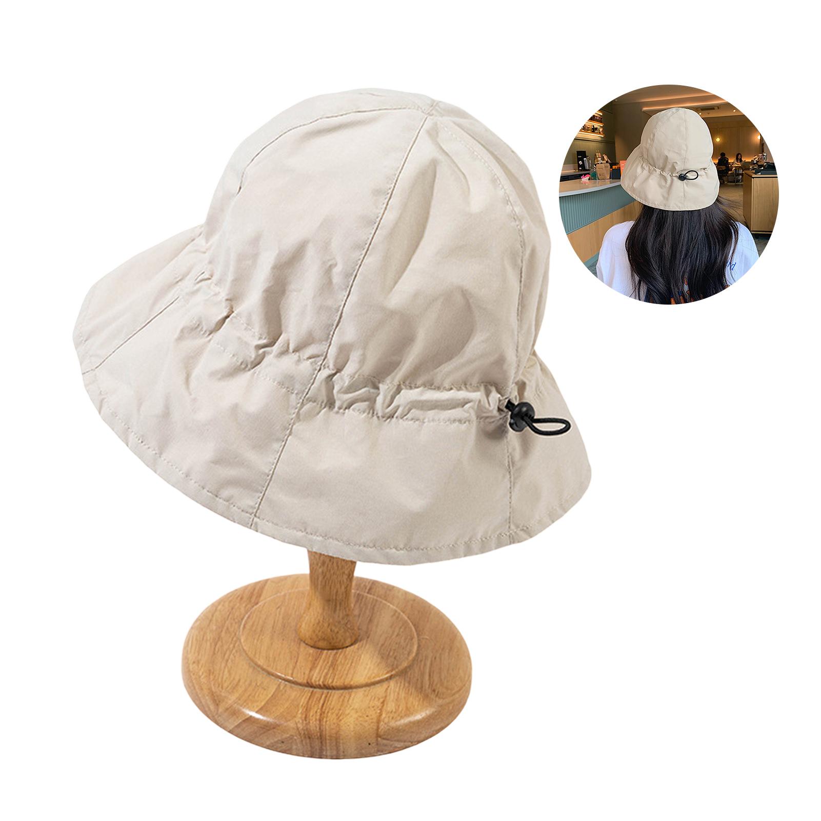 

Outdoor Trendy Fisherman Hat Sun Protection Mountaineering Bucket Caps for Home Office Travel Hiking бежевый