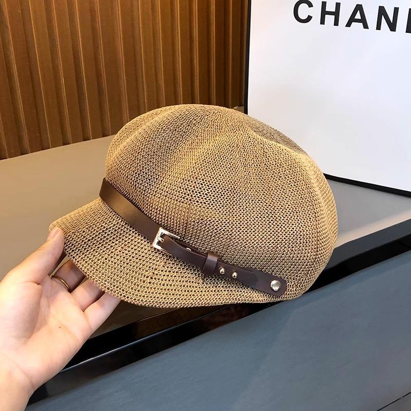 

Summer star anise hat women s sunshade sunscreen fashion flow cap straw breathable 2025 new painter hat хакі