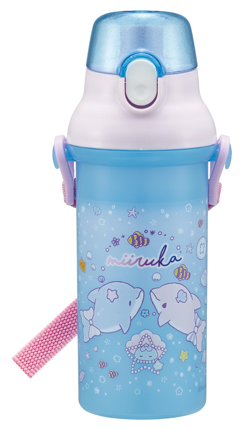 

Skater Water Direct Dishwasher Made in Miiruka for Children s Bottle, 480ml, Drinking, Plastic, One-Touch Operation, Safe, Japan, Design, Girls,