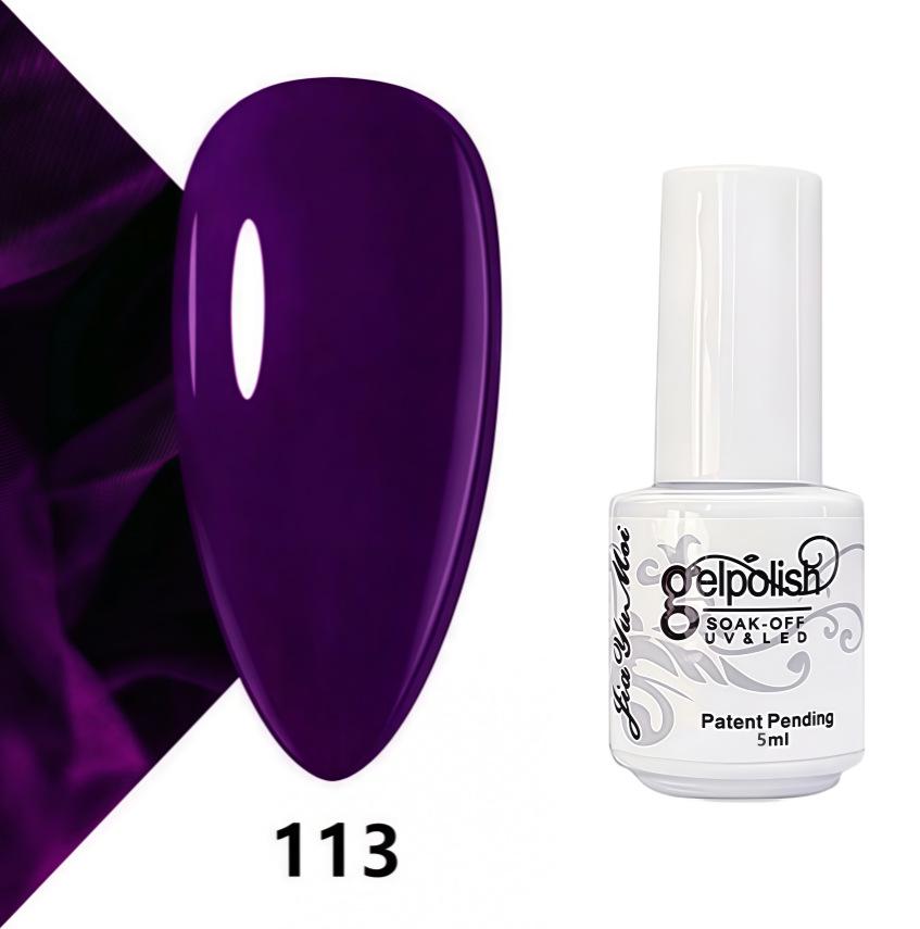 GELPOLISH Nail Art Set: Base, Top Coat, Transparent & White Gel Polishes