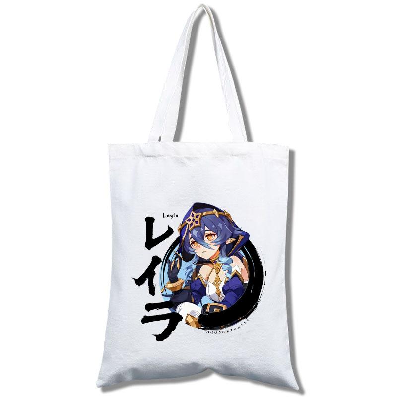 Anime Genshin Impact Canvas Bag Tote Bag