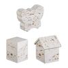 Marble Touch Lamp 3 Light Colors Night Light Dual Control Night Lamp Natural Limestone Adjustable Brightness Table Lamp Rechargeable Bedside Lamp for