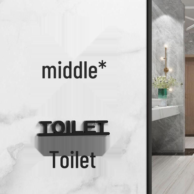 Niestandardowe znaki toaletowe: Kreatywne naklejki na toaletę do biura i hotelu dla mężczyzn/kobiet